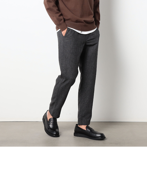 BROOKLYN OVERALL＜ブルックリンオーバーオール＞ホームスパンテーパードパンツ