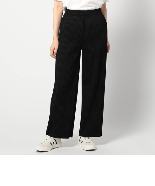M&KYOKO プリーツパンツ 新品未使用 TOKYO BASIC テーパードパンツ レディース なめらかコットン100