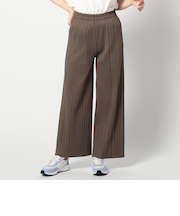 裏起毛 BOXプリーツパンツ