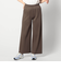 裏起毛 BOXプリーツパンツ