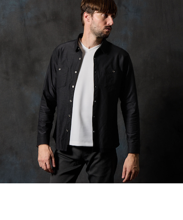 ショートレギュラーカラーシャツブルゾン