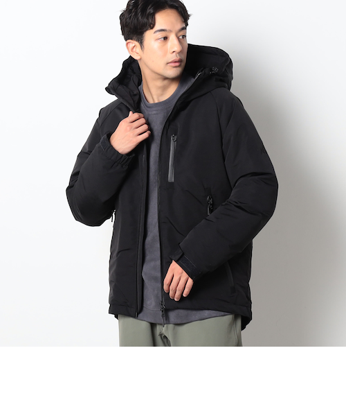 NANGA グランドパーク別注　オーロラシェルジャケットブラック 46(M) NANGA×Grand PARK/ナンガ×グランドパーク別注オーロラダウン