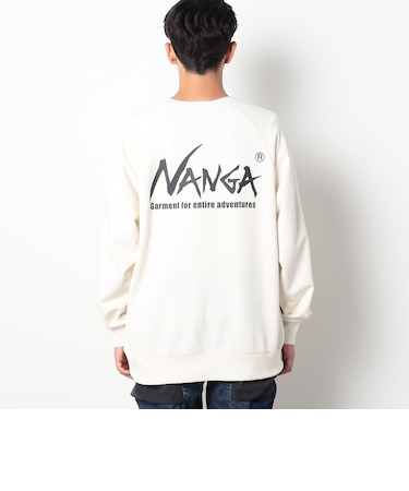 NANGA(ナンガ）別注バックプリントスウェット