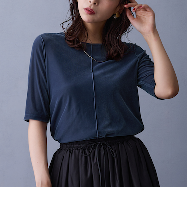 シアーベロアTシャツ