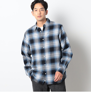 BROOKLYN OVERALL＜ブルックリンオーバーオール＞USAコットンオンブレチャックシャツ