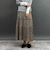 プリーツ柄スカート