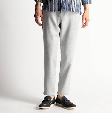 メランジウーステッドイージーパンツ