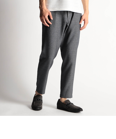 メランジウーステッドイージーパンツ