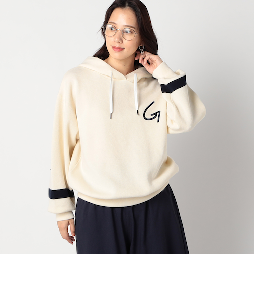 スエットライク「G」ロゴパーカー
