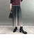 グラデーションプリーツスカート