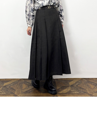 【Dickies】ポリツイードプリーツスカート