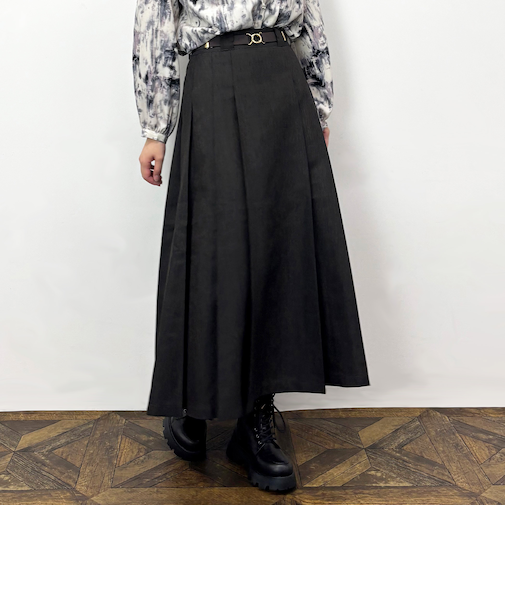 【Dickies】ポリツイードプリーツスカート