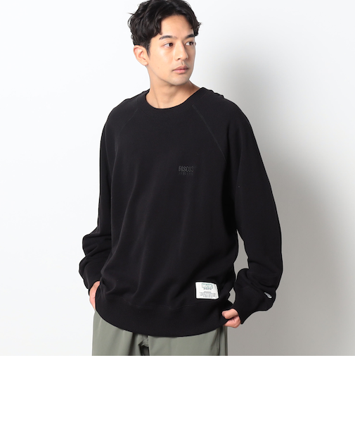 DISCUS(ディスカス）別注USAコットンラグランスウェット