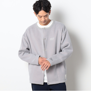 DISCUS(ディスカス）別注インレイ裏シャギーボンディングノーカラーブルゾン