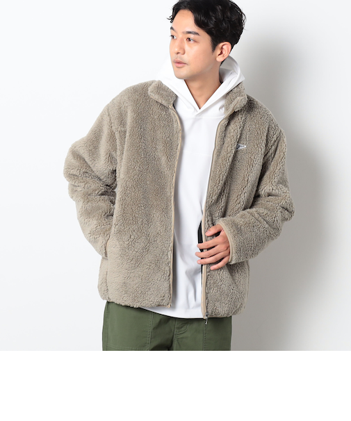 マイクロフリースボンディングジップブルゾン