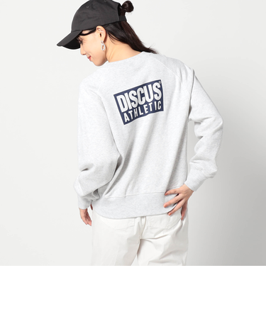 【DISCUS】別注 ICONICバックプリントトレーナー