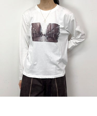 フォトプリントロングTシャツ