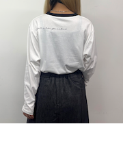 フォトプリントロングTシャツ