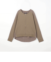 ドッキングZIPカーディガン