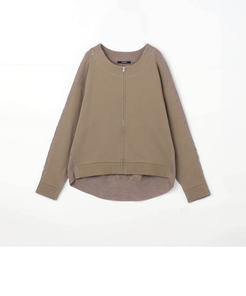 ドッキングZIPカーディガン