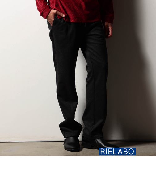 【RIELABO】カルゼドビーポンチ スラックスイージーパンツ
