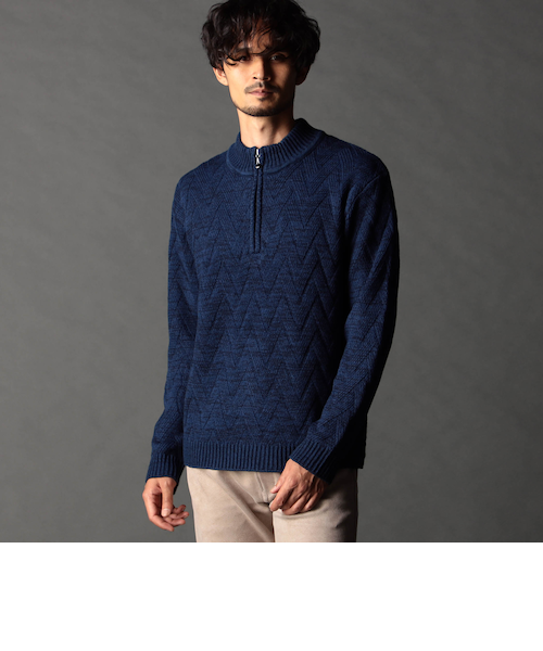 ハーフジッププルオーバーニット｜ニコルの通販｜&mall（アンドモール