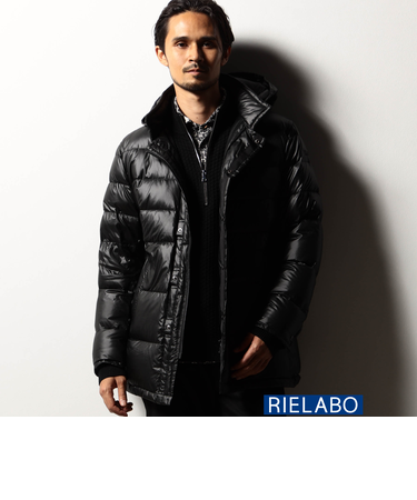 【RIELABO】フード着脱ダウンコート