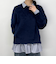 シャギークルーネックプルオーバー
