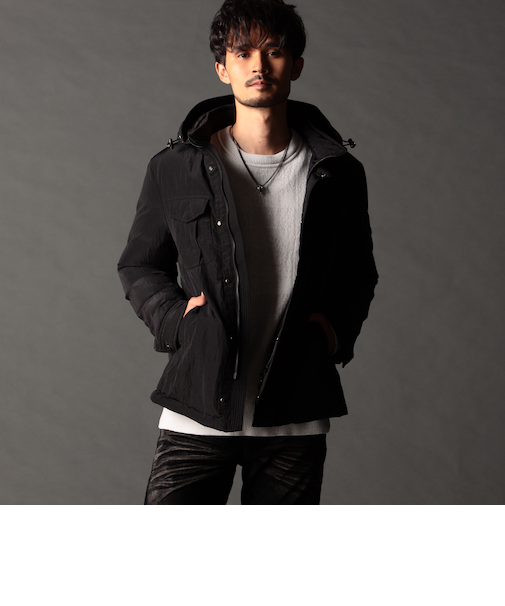 ブライトワッシャーリップ ダウンブルゾン