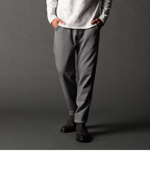 アラカルトジャカードジャージイージーパンツ