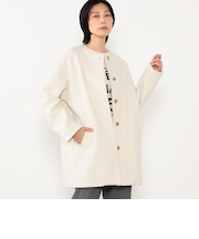 【WALDO】スタンドカラーコクーンコート