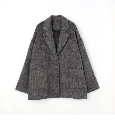 シャギーショートコート