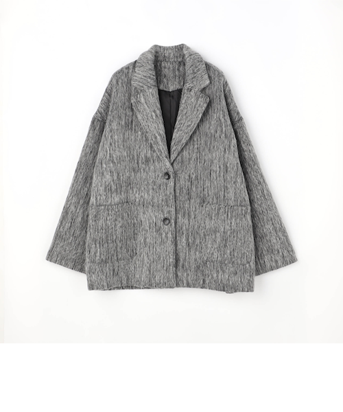 シャギーテーラードジャケット｜スタイルミキサーの通販｜&mall