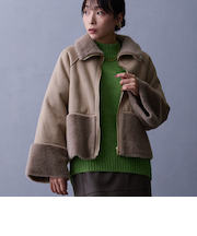 フェイクムートンブルゾン