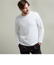 【HIDEAWAYS BLACK】シェニールバイアスジャカードプルオーバー