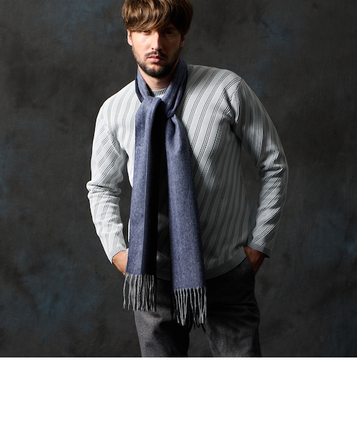 バイカラーマフラー