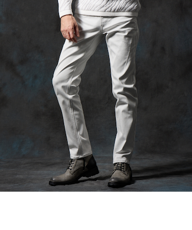 ヨコクロサテンストレッチパンツ