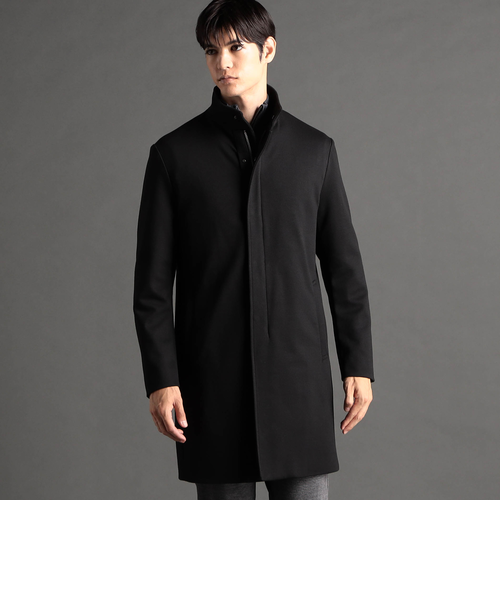 ダブルジャカードニット スタンドカラーコート｜ニコルの通販｜&mall