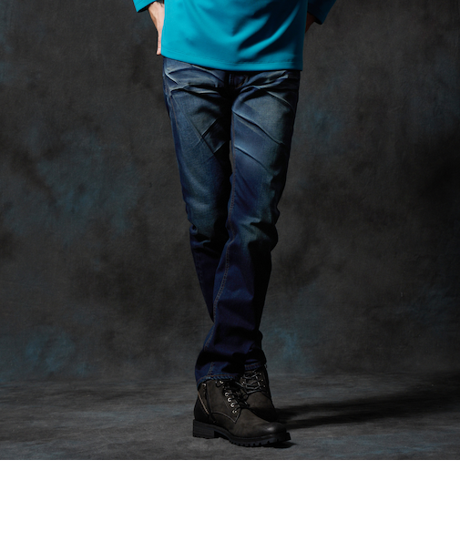 ハイパーストレッチ裏起毛デニムパンツ