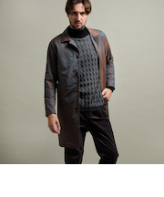 【HIDEAWAYS BLACK】ベストライナー付きステンカラーコート