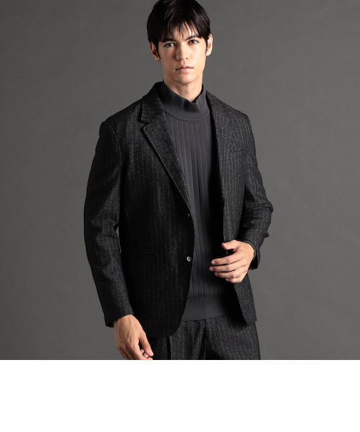 シャドーストライプ セットアップジャケット