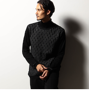 【RIELABO】ハイゲージタートルネックニット