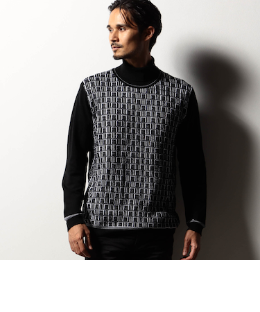 【RIELABO】ハイゲージタートルネックニット