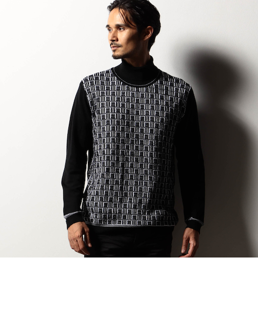 【RIELABO】ハイゲージタートルネックニット