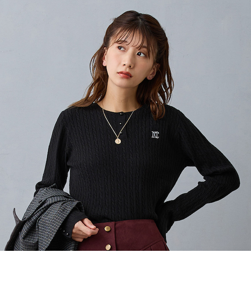 ケーブルコンパクトニット