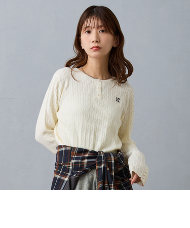 ケーブルコンパクトニット