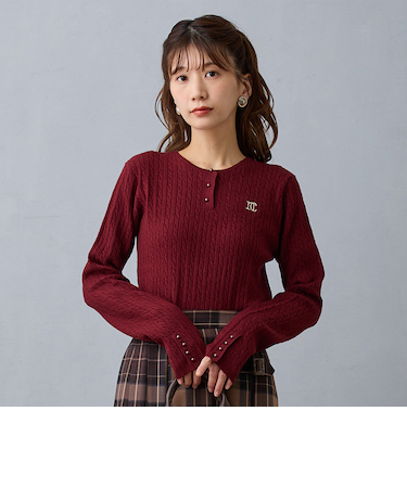 ケーブルコンパクトニット