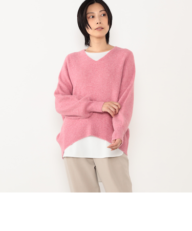 【WALDO】Ｖネックプルオーバーニット