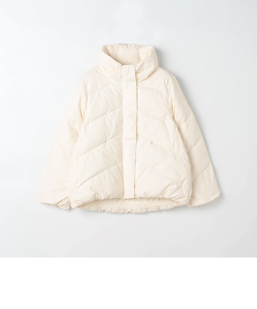 ボリュームカラーダウンブルゾン