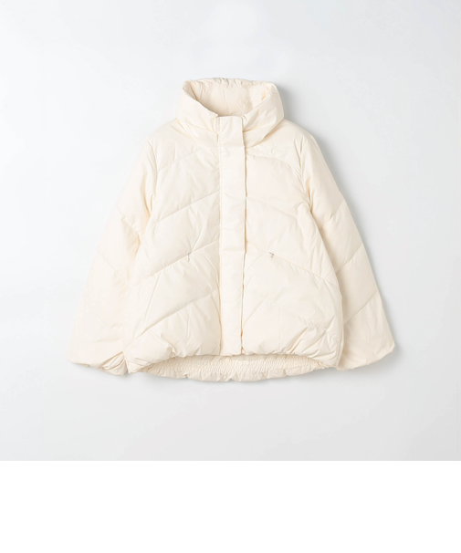 ボリュームカラーダウンブルゾン